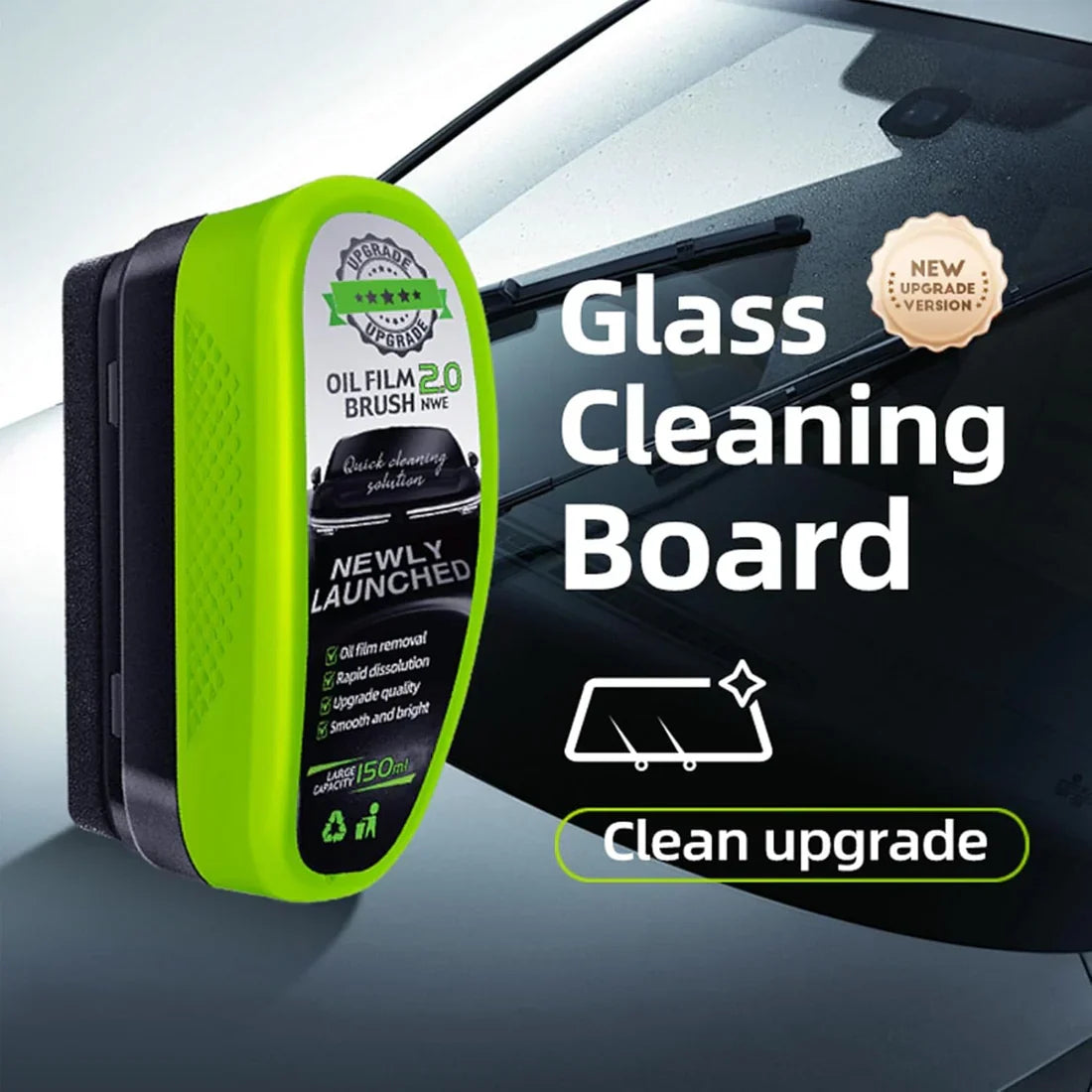 Car windshield cleaning brush
